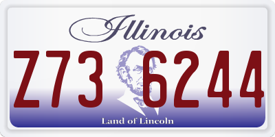 IL license plate Z736244