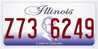 IL license plate Z736249