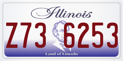 IL license plate Z736253