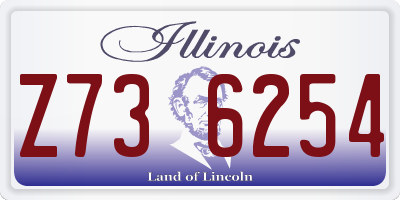 IL license plate Z736254