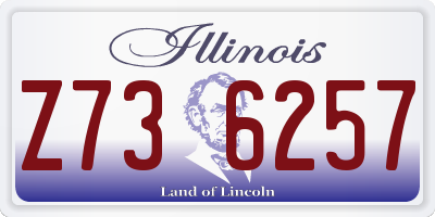 IL license plate Z736257