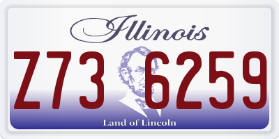 IL license plate Z736259