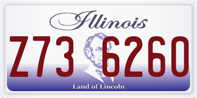 IL license plate Z736260
