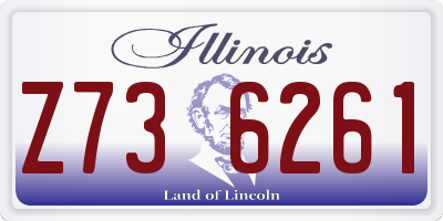 IL license plate Z736261