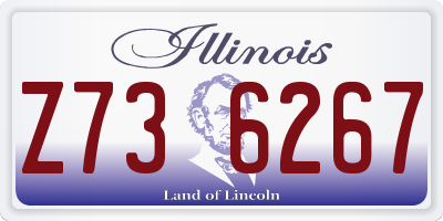 IL license plate Z736267