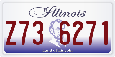 IL license plate Z736271