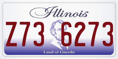 IL license plate Z736273