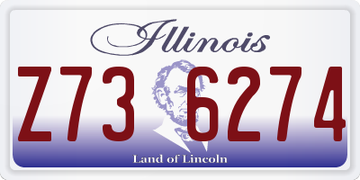 IL license plate Z736274