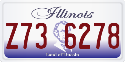 IL license plate Z736278