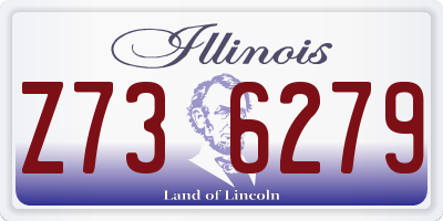 IL license plate Z736279
