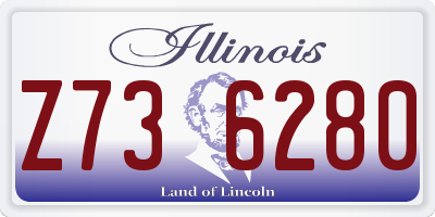 IL license plate Z736280