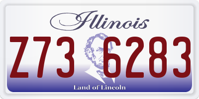 IL license plate Z736283