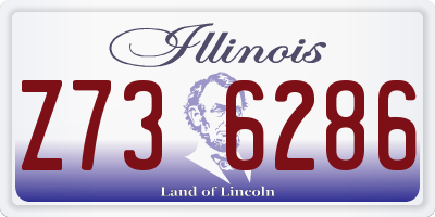 IL license plate Z736286