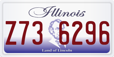 IL license plate Z736296