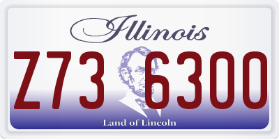 IL license plate Z736300
