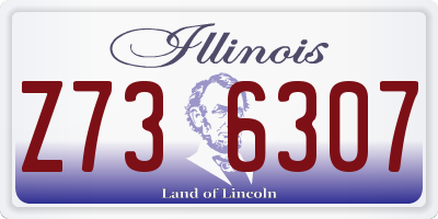 IL license plate Z736307