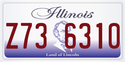 IL license plate Z736310