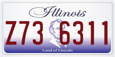 IL license plate Z736311