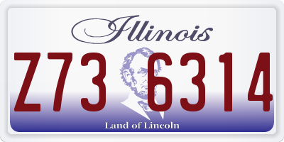 IL license plate Z736314