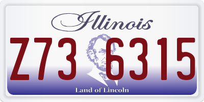 IL license plate Z736315