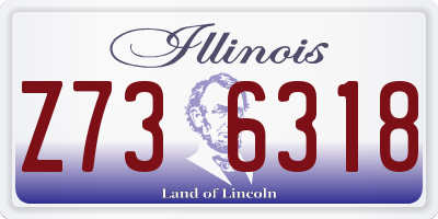 IL license plate Z736318