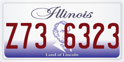 IL license plate Z736323