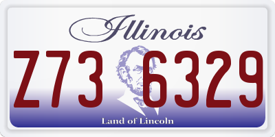 IL license plate Z736329