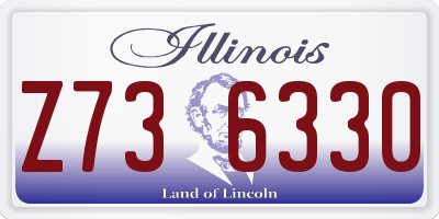 IL license plate Z736330