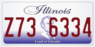 IL license plate Z736334