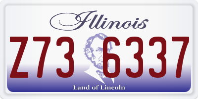 IL license plate Z736337
