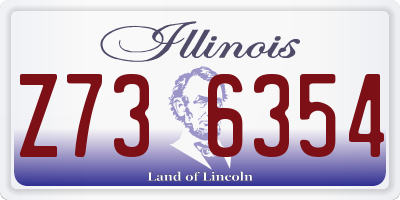 IL license plate Z736354