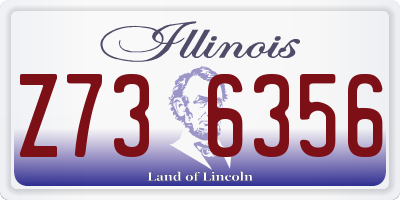 IL license plate Z736356