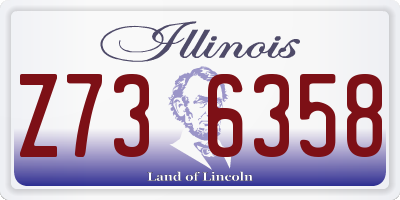 IL license plate Z736358