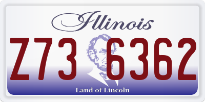 IL license plate Z736362