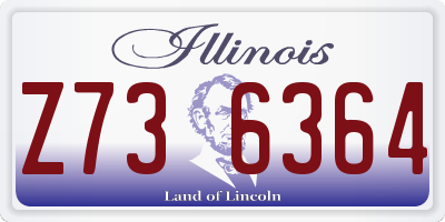 IL license plate Z736364
