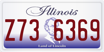 IL license plate Z736369