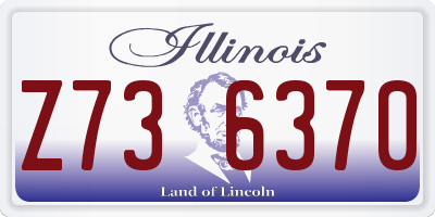 IL license plate Z736370