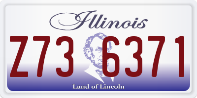 IL license plate Z736371