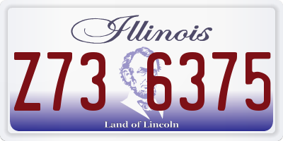 IL license plate Z736375