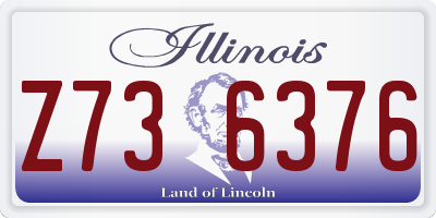 IL license plate Z736376