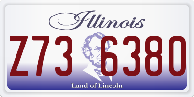 IL license plate Z736380