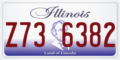IL license plate Z736382