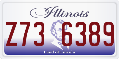 IL license plate Z736389