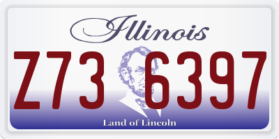 IL license plate Z736397