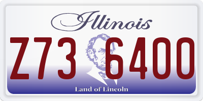 IL license plate Z736400