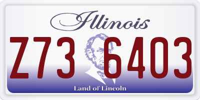 IL license plate Z736403