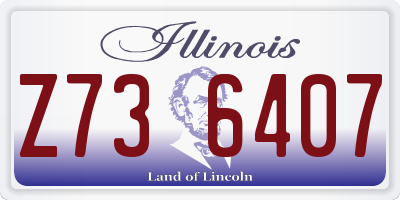 IL license plate Z736407