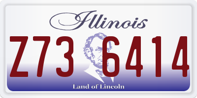 IL license plate Z736414