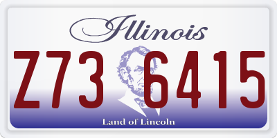 IL license plate Z736415