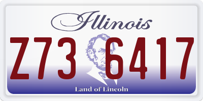 IL license plate Z736417